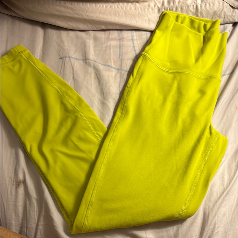 Lululemon Athletica Yellow Leggings